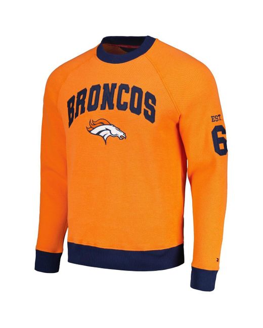 Tommy Hilfiger Denver Broncos Reese Raglan Tri-blend Pullover ...