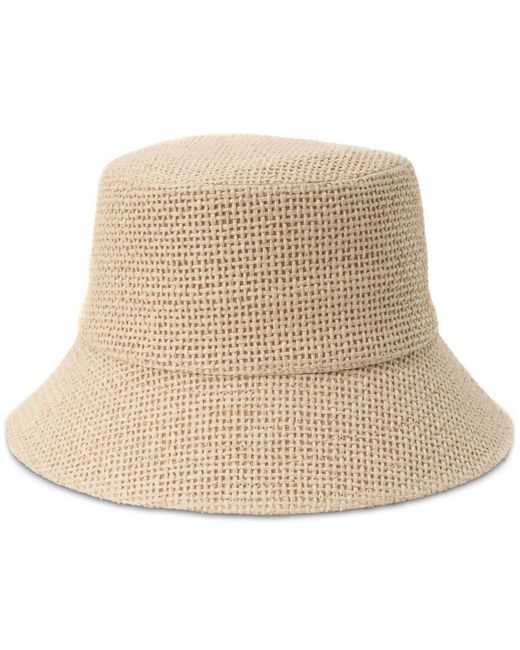 INC International Concepts Straw Bucket Hat, Created For Macy's in