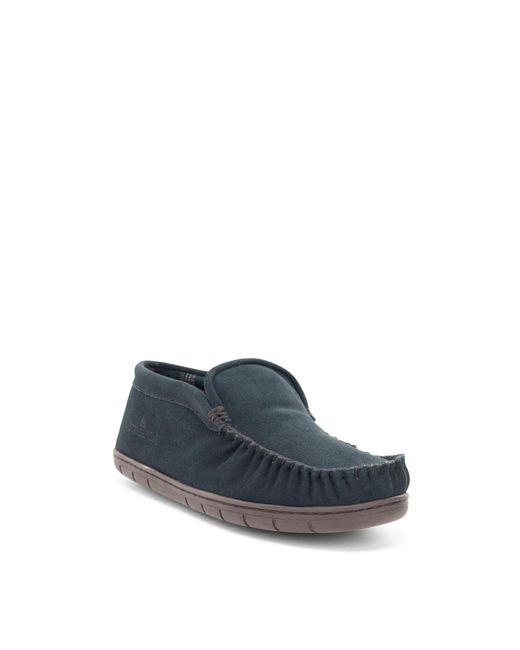 Staheekum Blue Trapper Flannel Slipper for men