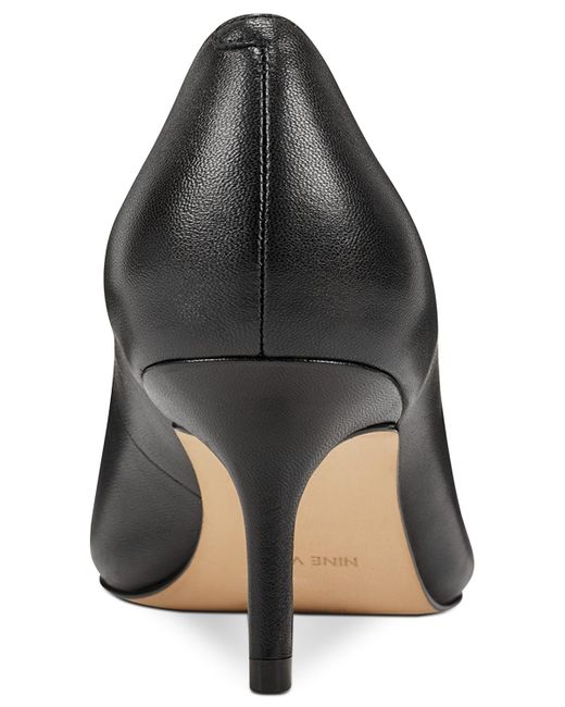 Nine West Black Arlene Kitten Heel Pointy Toe Pumps