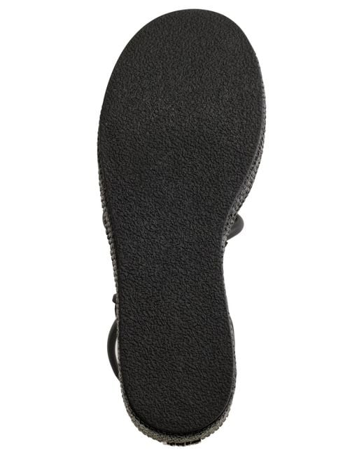 DKNY White Cyrilla Strappy Platform Wedge Sandals