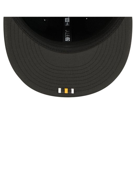KTZ Green Pittsburgh Steelers 2025 Sideline 59fifty Fitted Hat for men