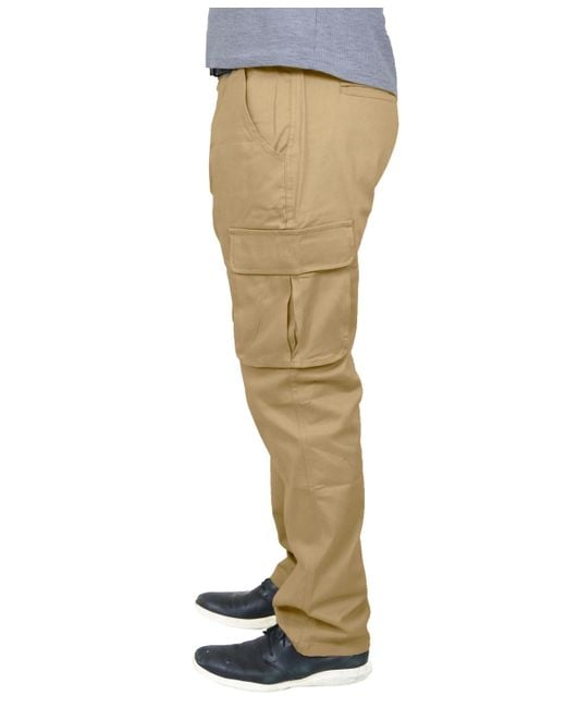 Blu Rock Natural Flex Stretch Cargo Pants for men