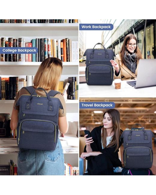 Lovevook Blue Laptop Backpack