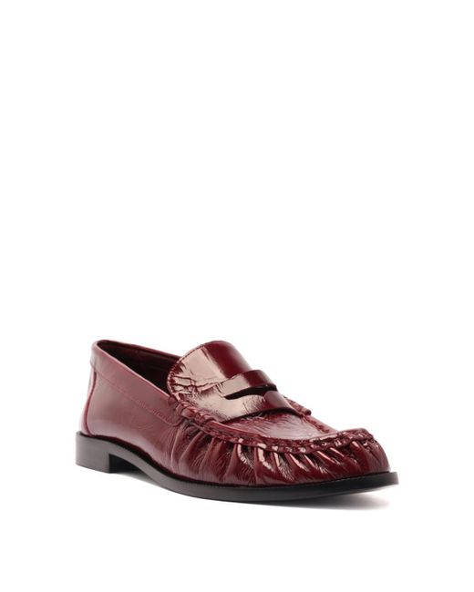 SCHUTZ SHOES Purple Tyche Slip-on Loafers
