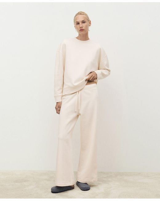 Mango Natural Fluid Long Cotton Pants