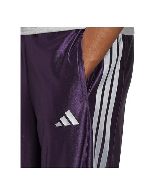 Adidas Purple Shine Full Length Sportswear Pants