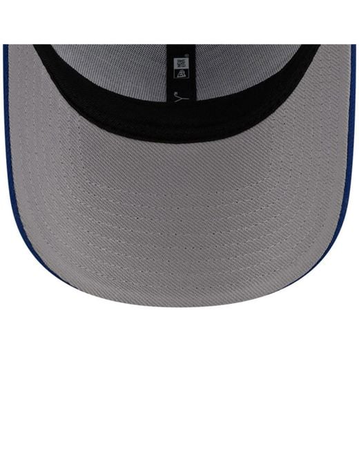 KTZ Blue Royal/white Kyle Larson Hendrickcars.com 9forty Trucker Adjustable Hat for men