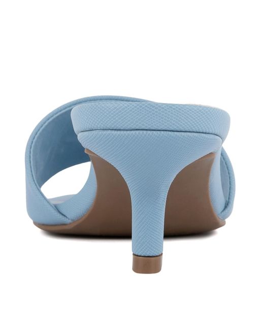 blue dress sandals low heel Marc Fisher Ltd