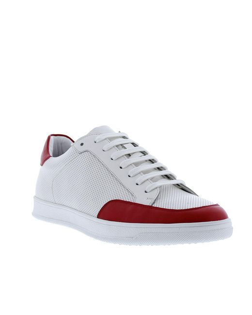 English Laundry Leather Ryan Lace Up Fashion Sneakers in White for Men ...