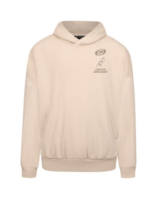 Levelwear Natural Carolina Hurricanes Contact Stamp Pullover Hoodie for men