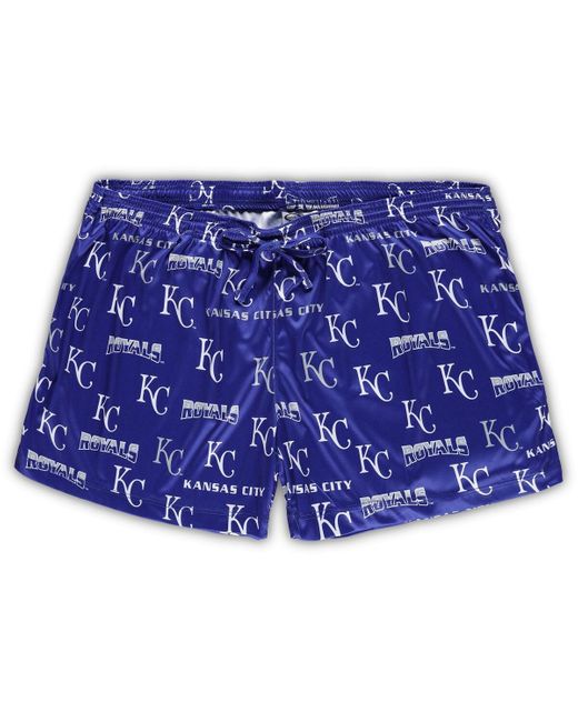 Concepts Sport Blue 2-piece White/royal Kansas City Royals Plus Size Tank Top And Shorts Sleep Set