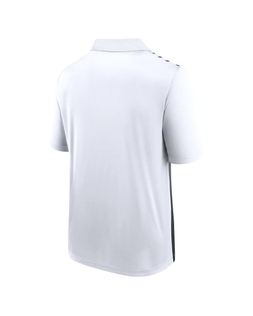 LOGO ATHLETIC Gray White/black Baltimore Ravens Sandlot Game Polo Shirt for men