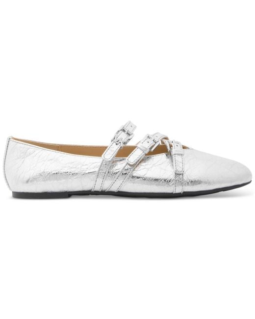Michael Kors White Indy Flex Ballet Flat