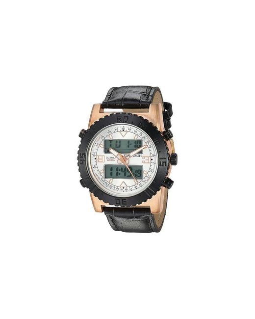 Timetech Black Analog/digital Multi-function Weekend Sport Watch for men