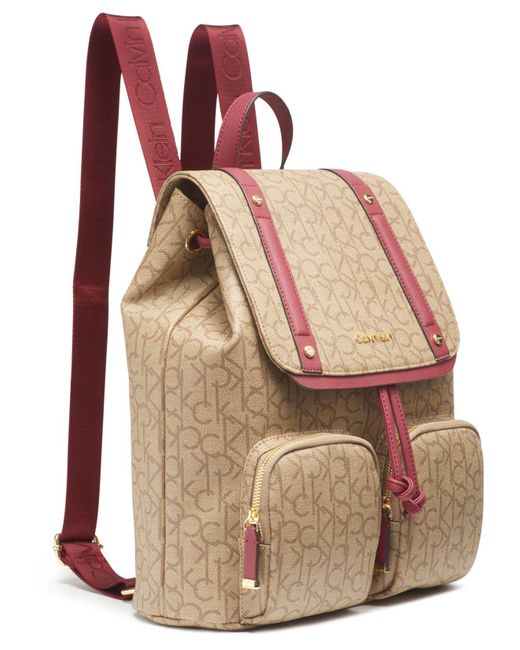 calvin klein teodora cargo backpack