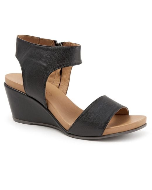 BUENO Black Ida Sandal