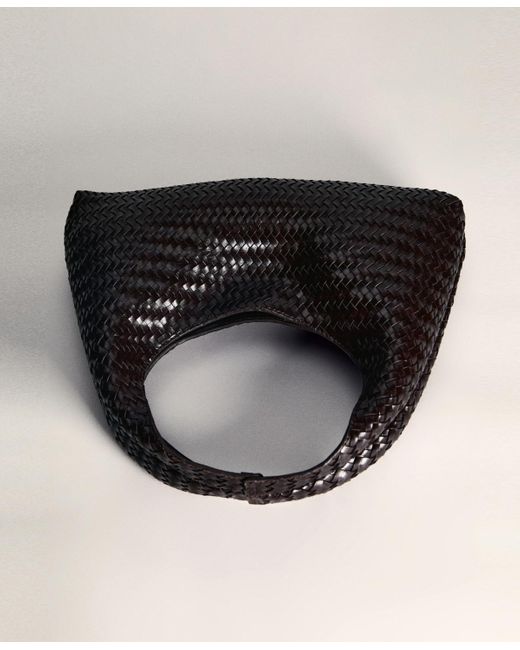 Mango Black Braided Leather Handbag
