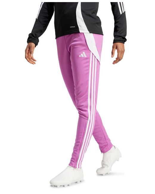 Adidas Pink Tiro 24 Slim-fit Training Pants