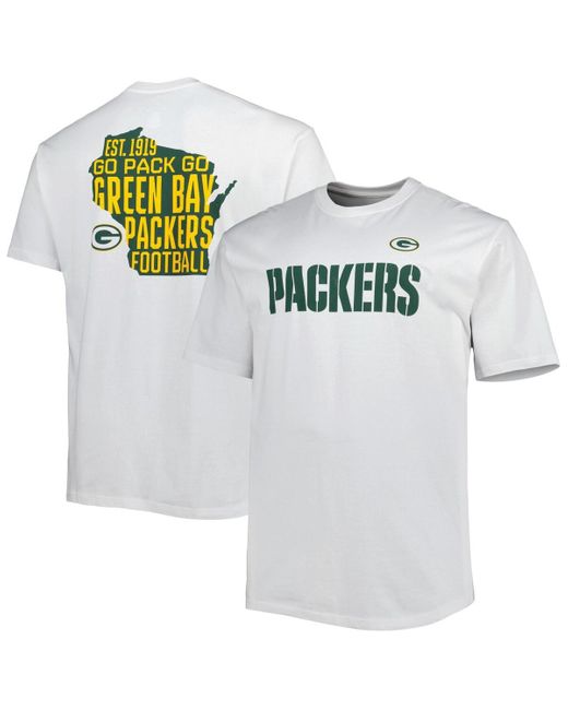 Fanatics Green Bay Packers Big And Tall Hometown Collection Hot Shot T ...