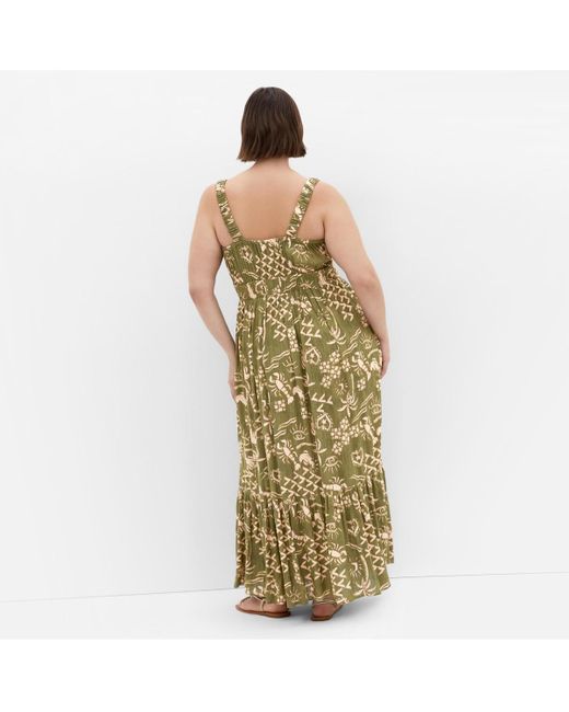City Chic Metallic Plus Size Vacay Maxi Dress