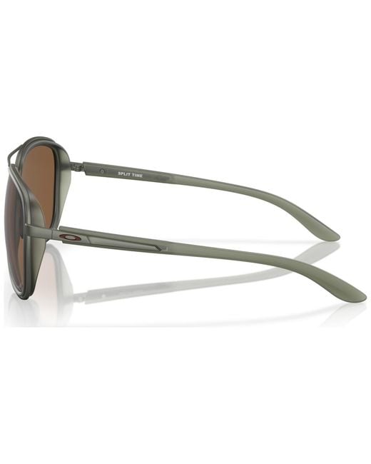 Oakley Brown Split Time Sunglasses Oo4129