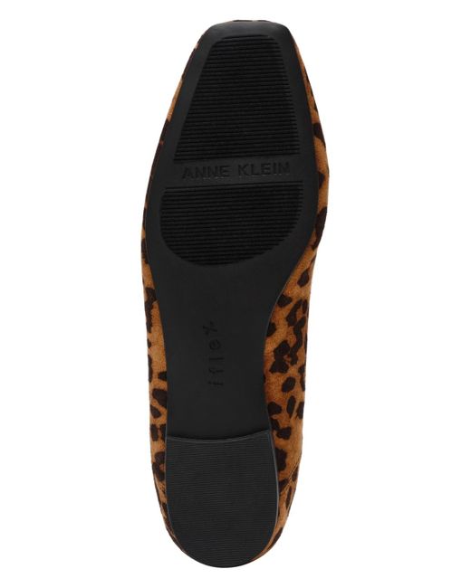 Anne Klein Brown Aspen Snip Toe Ballet Flats