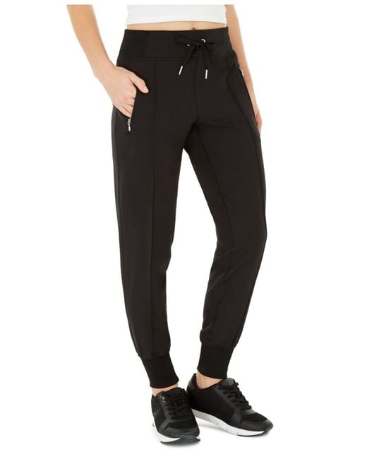 pintuck track pants