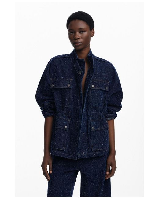 Desigual Blue Trucker Jacket