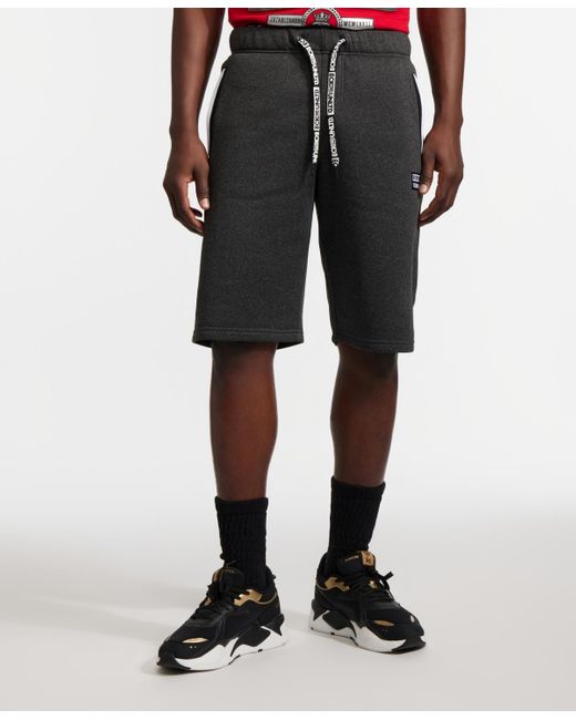 Ecko' Unltd Black Dynamic Fleece Shorts for men