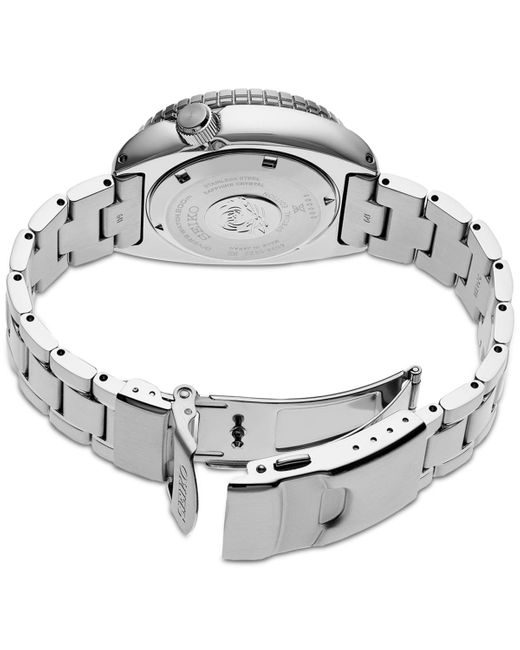 Seiko Blue Automatic Prospex Padi Special Edition Stainless Steel Bracelet Watch 45mm for men