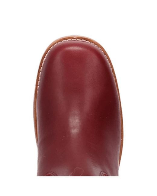 Dingo Red Roxy Leather Bootie