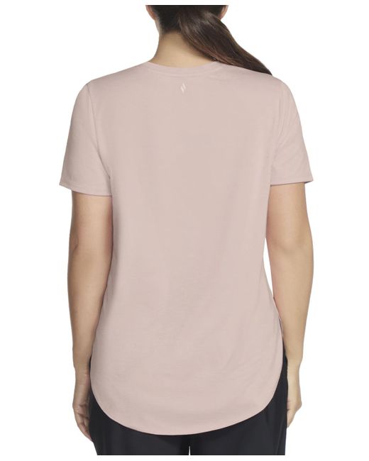 Skechers Gray Active Go Walk Wear Go Dri Swift Tunic T-shirt