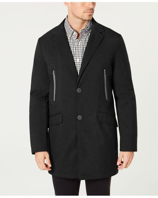 Tommy Hilfiger Synthetic Modern-fit Robert Raincoat in Black for Men - Lyst