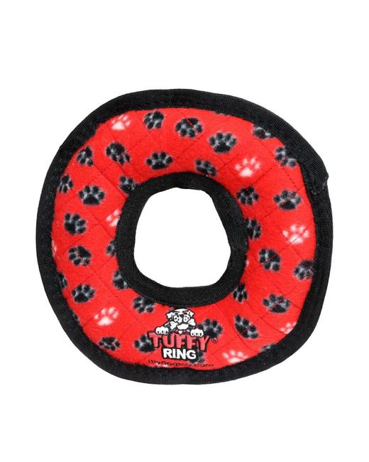 Tuffy Black Medium Red Ring-yellow Bone 2 Pack