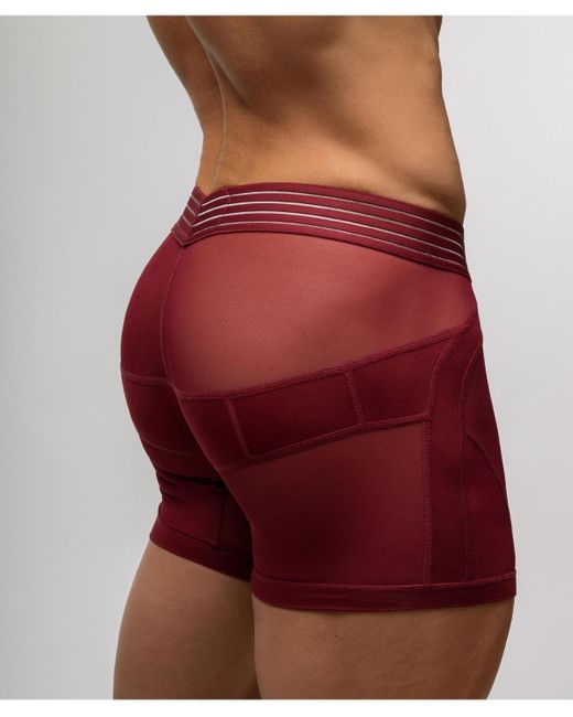 Rounderbum Red Sxy Nights Anatomic Boxer Brief for men