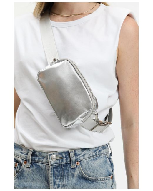 Urban Expressions Gray Santi Belt Bag