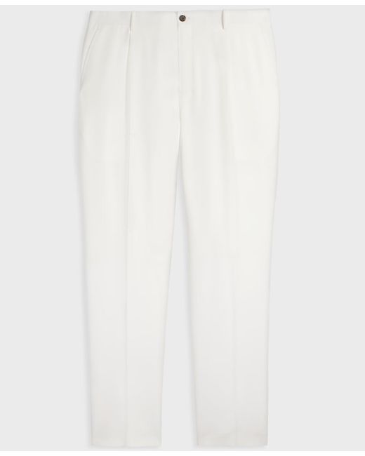 Mode Of One White Relaxed-fit Straight-leg Suit Pants for men