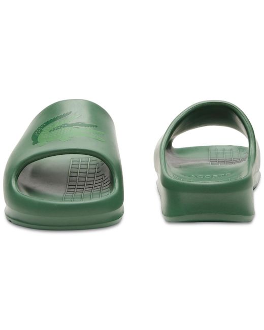 Lacoste Green Croco 2.0 Evo Slip-on Slide Sandals for men