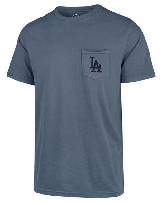 47 Brand Blue Los Angeles Dodgers Hudson Pocket T-shirt for men