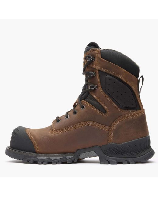 Georgia Boot Brown Rumbler 8inch Composite Toe Waterproof Work Boot for men
