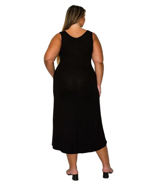 L I V D Black Plus Size Mellie Tank Dress