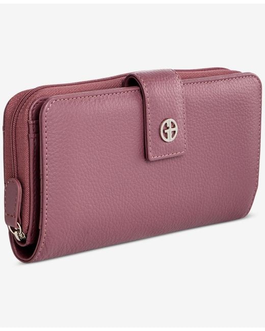 Giani Bernini Red Softy Leather All In One Wallet