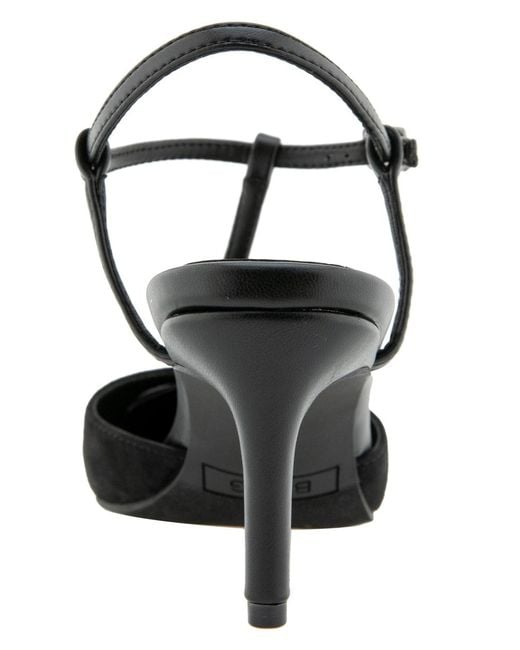 BCBGMAXAZRIA Black Baxi T-strap Pump