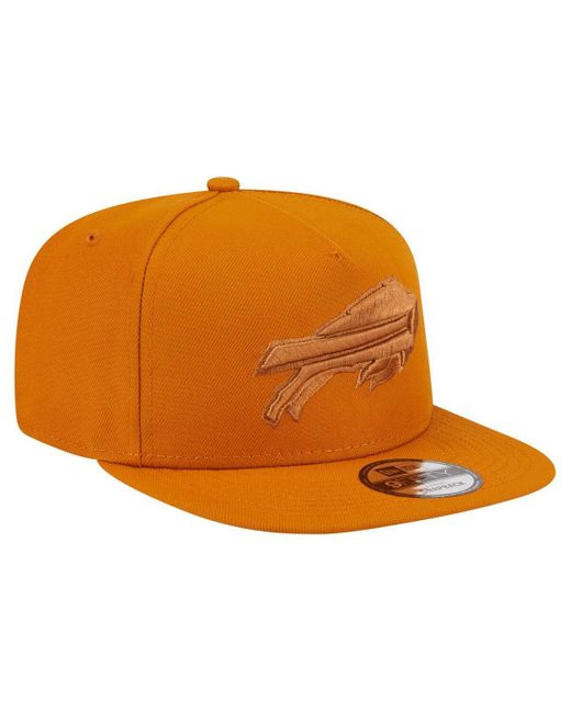 KTZ Orange Â Buffalo Bills Color Pack A-frame 9fifty Snapback Hat for men