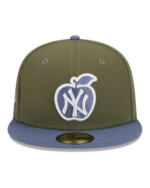 Men's New York Yankees New Era Olive/Brown Two-Tone Color Pack 59FIFTY  Fitted Hat