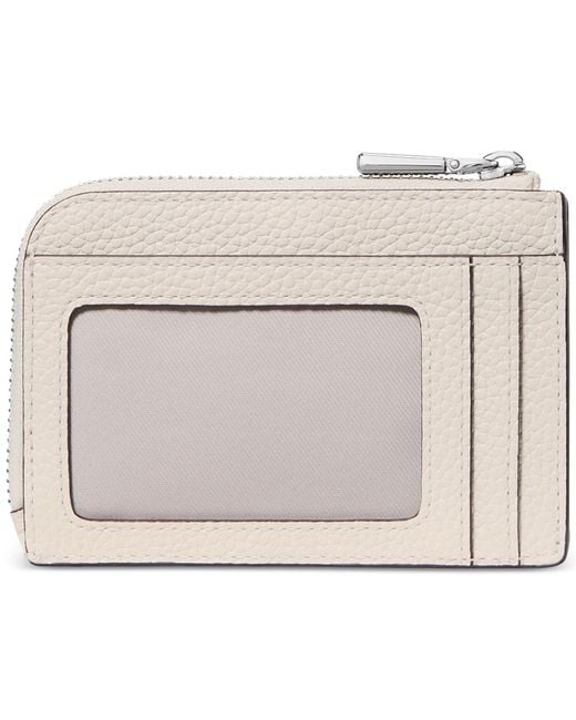 Kate Spade Natural Mini Zip Card Case