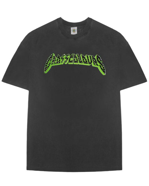 Cross Colours Green Studded Rock Of Ages T-shirt for men