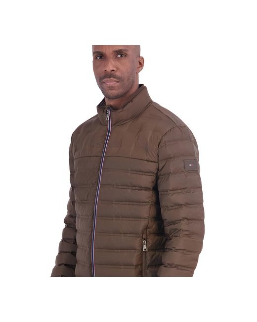 Tommy Hilfiger Brown Real Down Packable Jacket for men