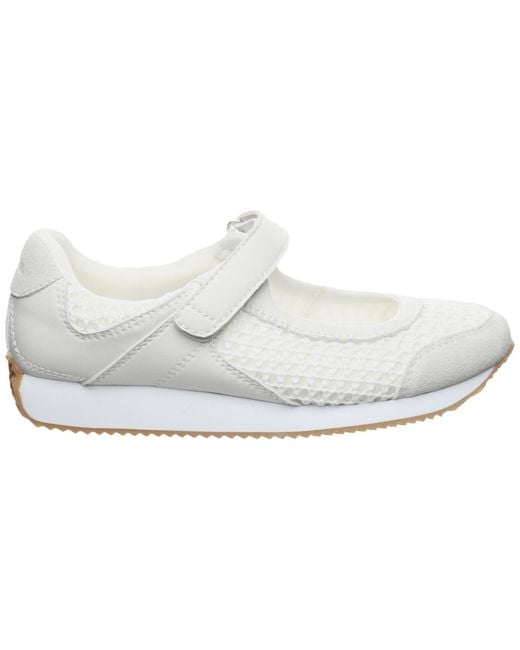 BEARPAW White Rowan Closed Toe Sneakers